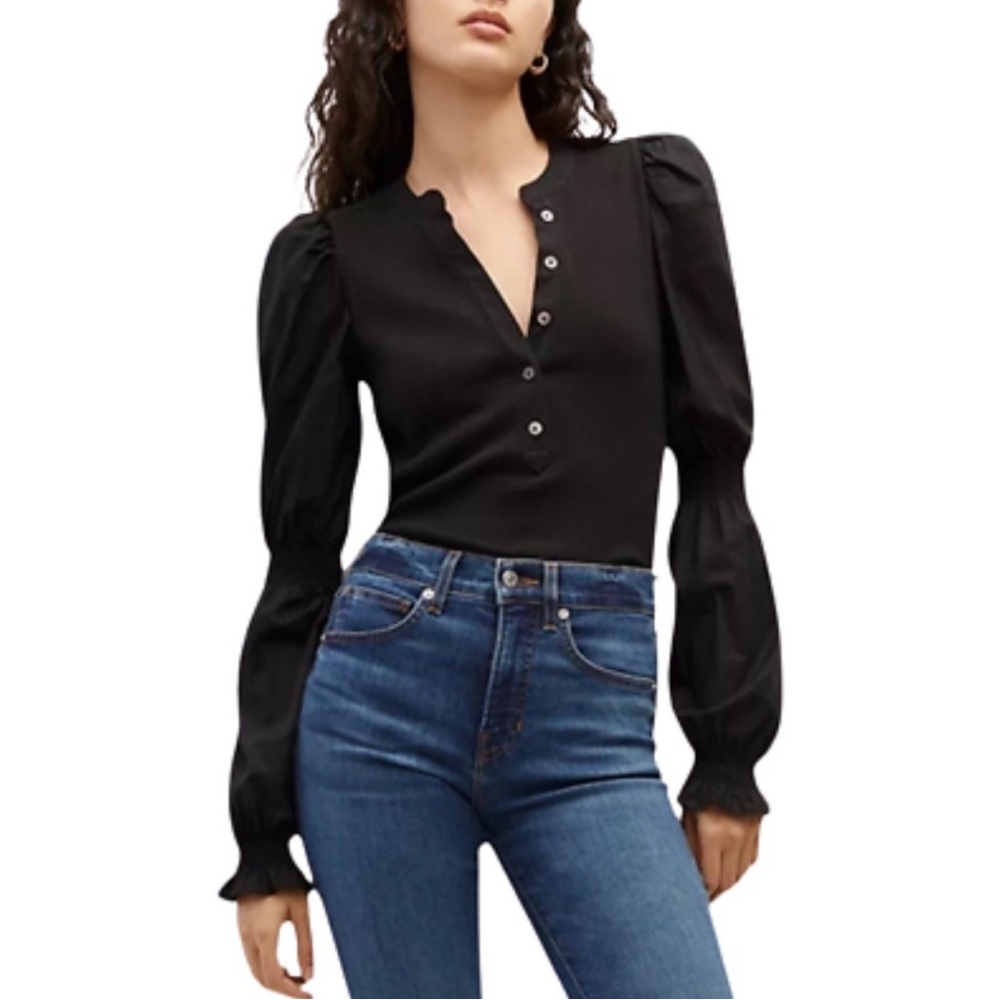 Elegant DVF Small Black Women's Top